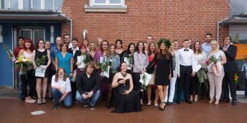 Foto der Klasse AP14 in 2017 der BFS für Altenpflege in Forchheim