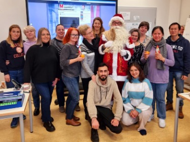 Nikolaus-Besuch in der Altenpflegehilfe